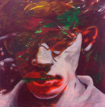 Adolescence - Jean - Acrylique sur toile 40 X 40 cm. 2015.